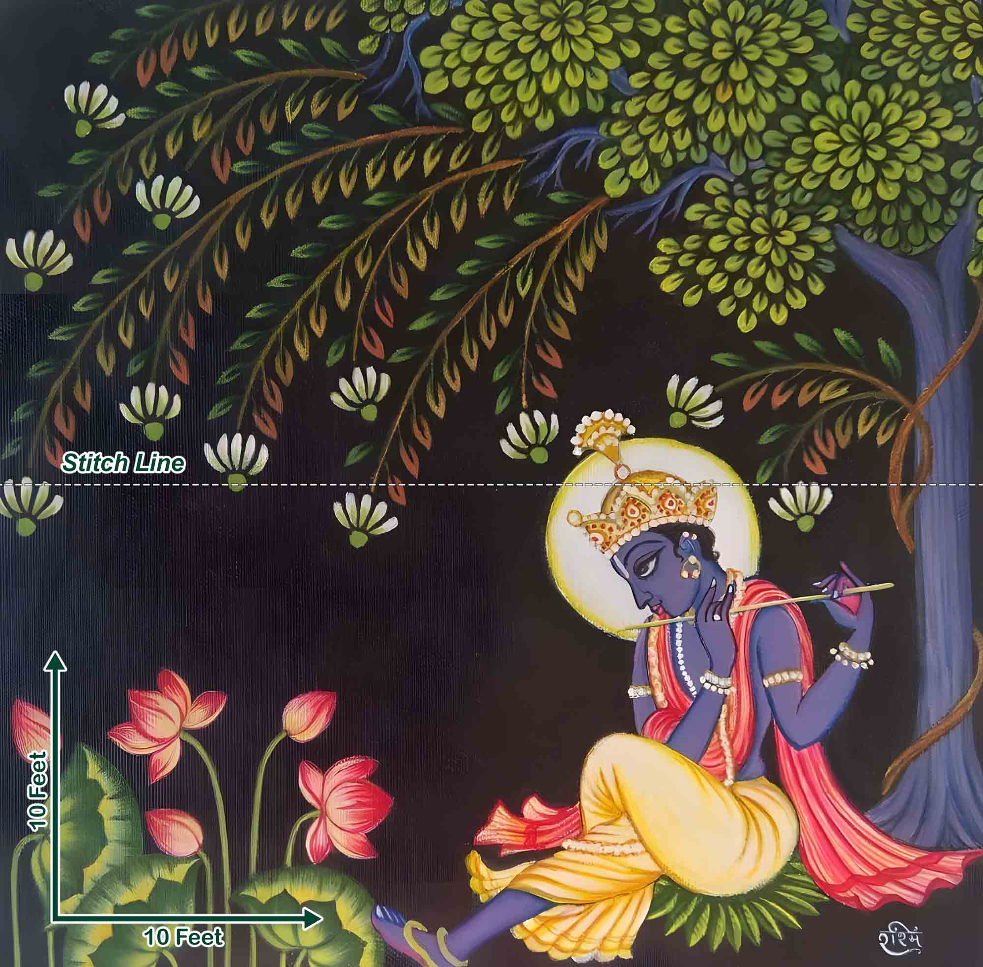Modern Krishna Art - Pre Order