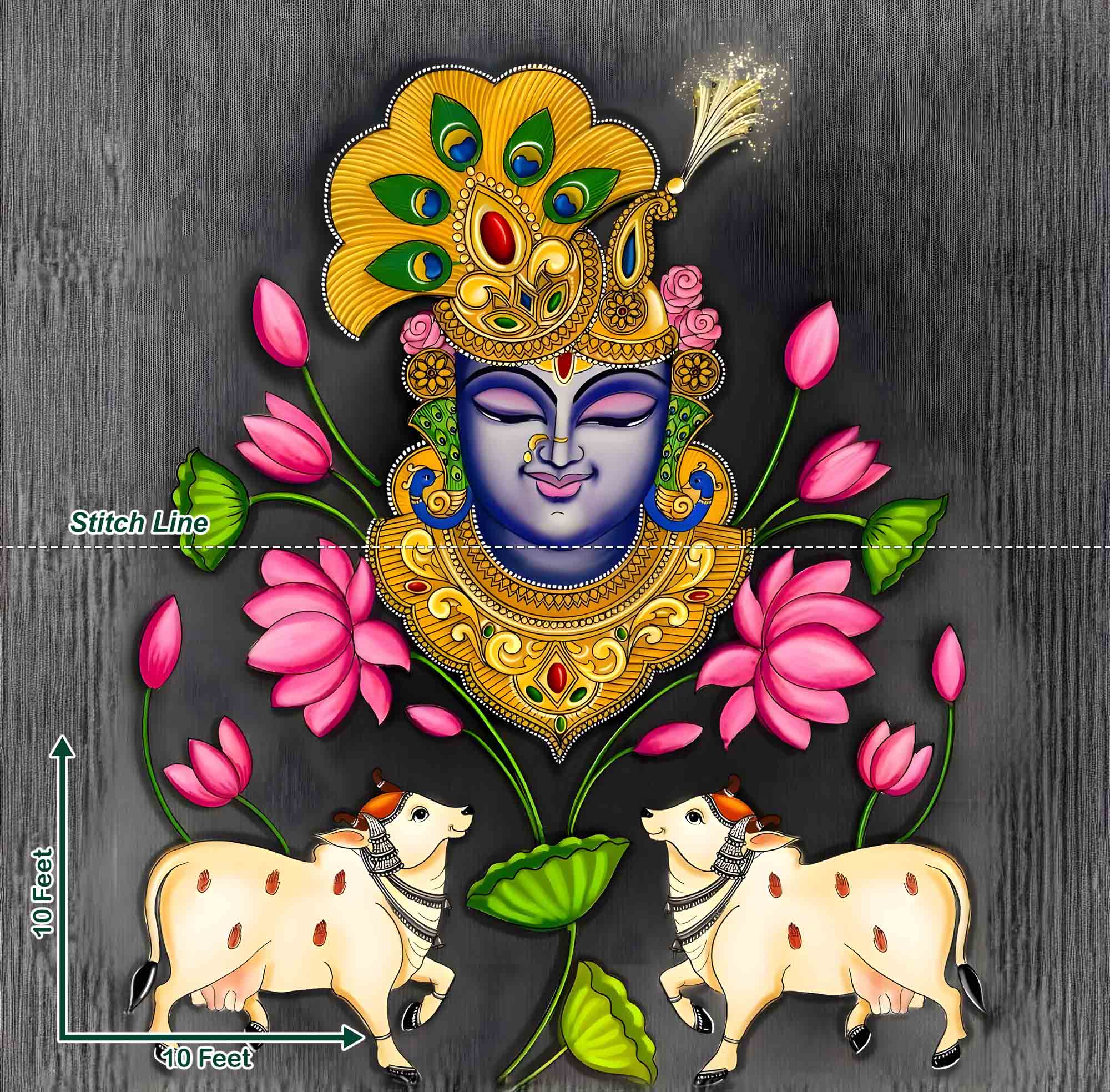 Pichawai Krishna - Pre Order Pichawai Krishna - Pre Order