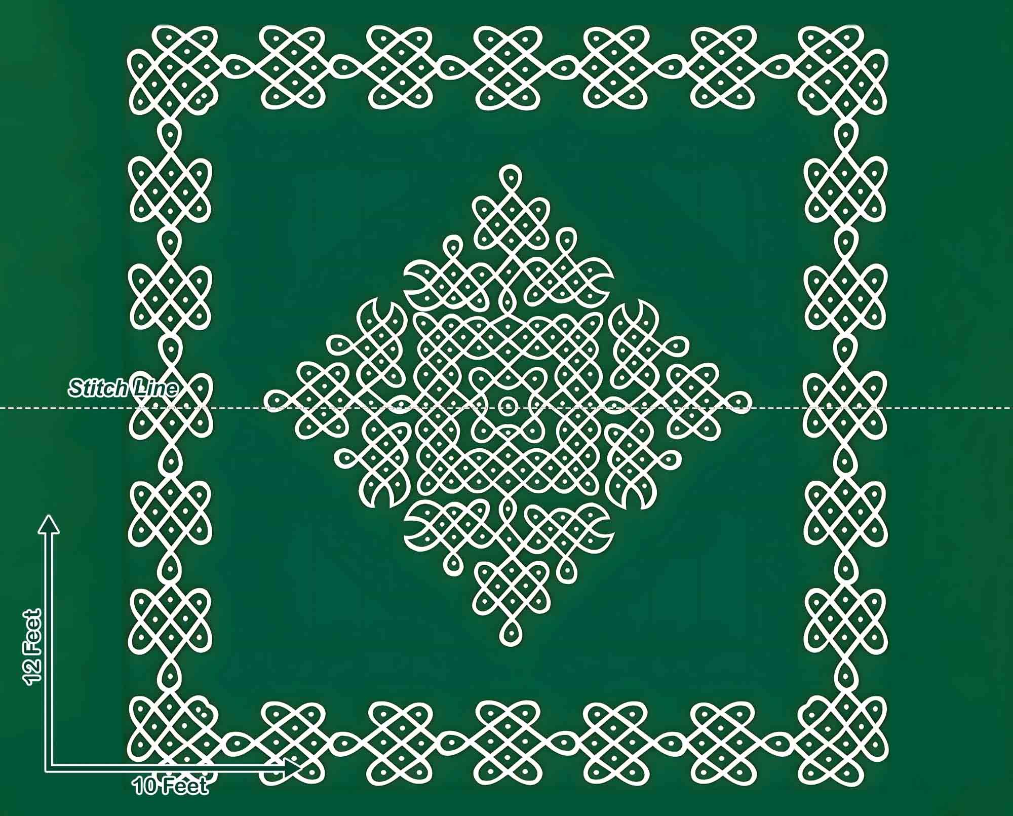 Green Kolam - Pre Order Green Kolam - Pre Order