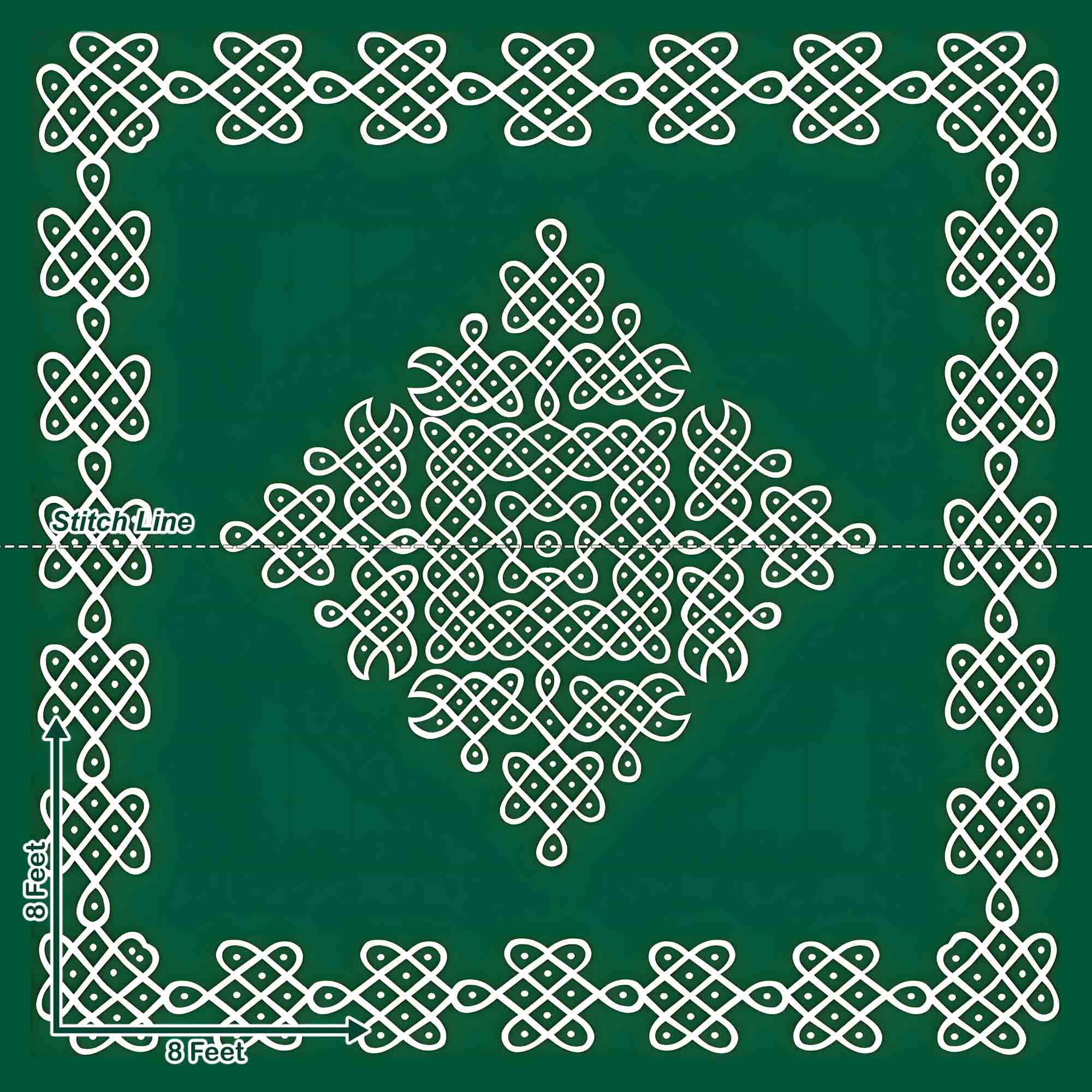 Green Kolam - Pre Order Green Kolam - Pre Order