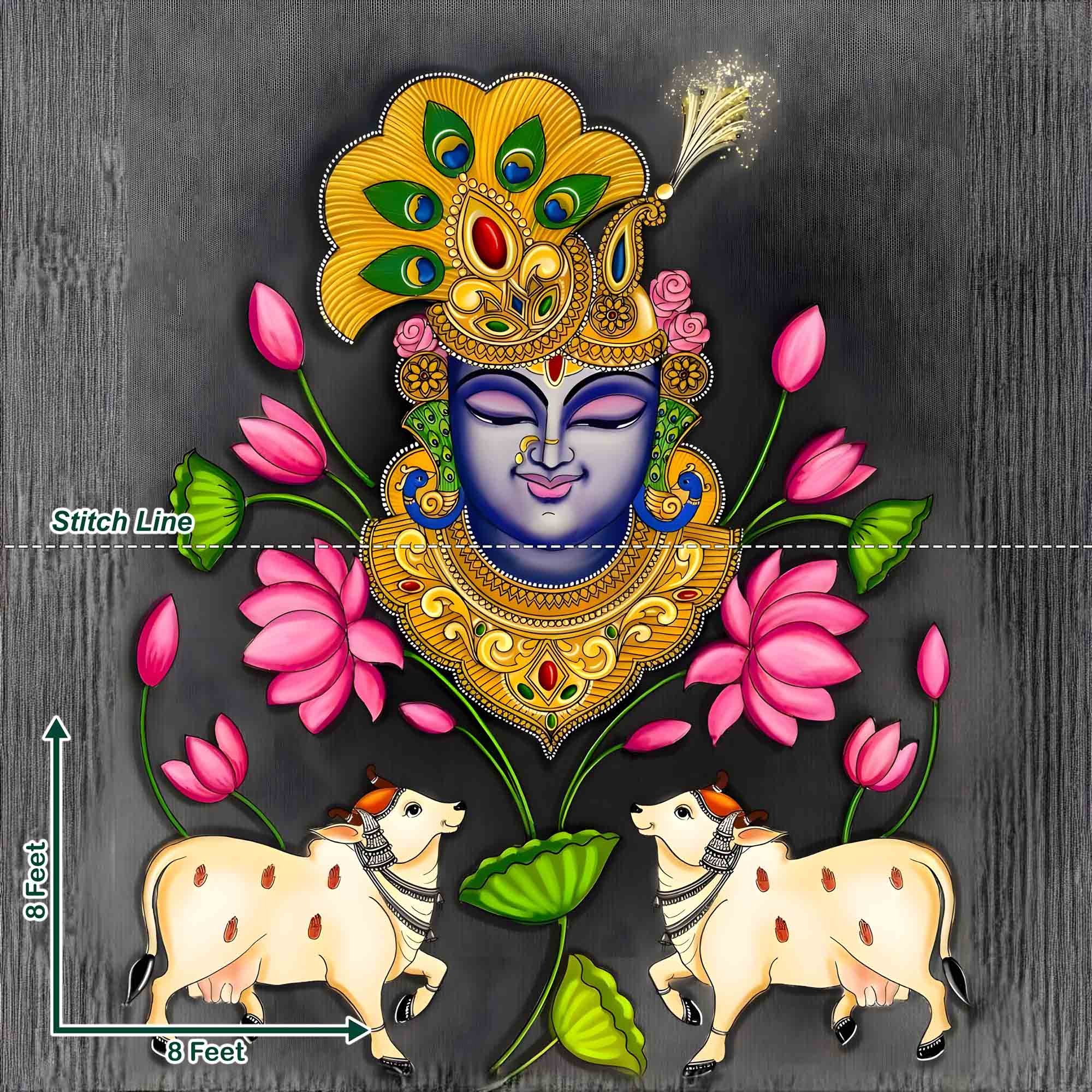 Pichawai Krishna - Pre Order Pichawai Krishna - Pre Order