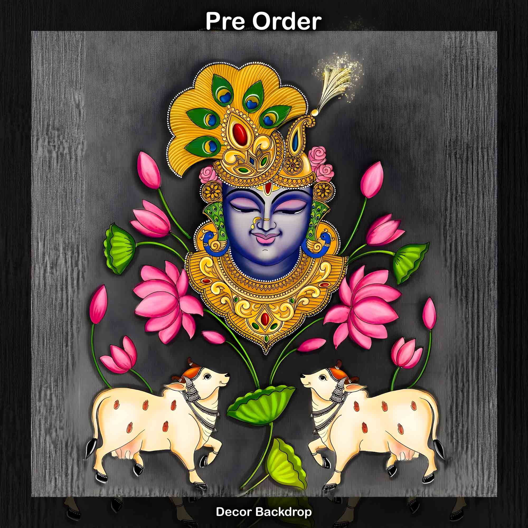 Pichawai Krishna - Pre Order Pichawai Krishna - Pre Order